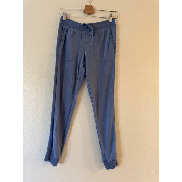 PJ Salvage Peachy In Color Long Sleeve and Pant Lounge Set Womens Size XS Blue - Picture 5 of 13